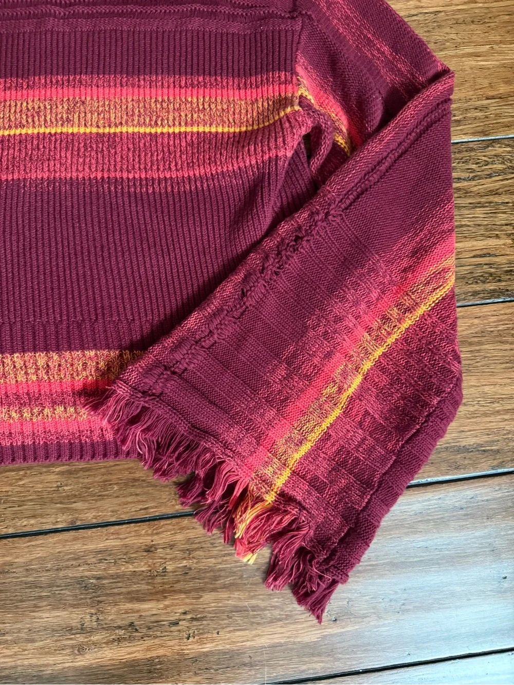 Free People Close To Me Pullover Turtleneck Sweater Size M Flare Sleeve Autumn